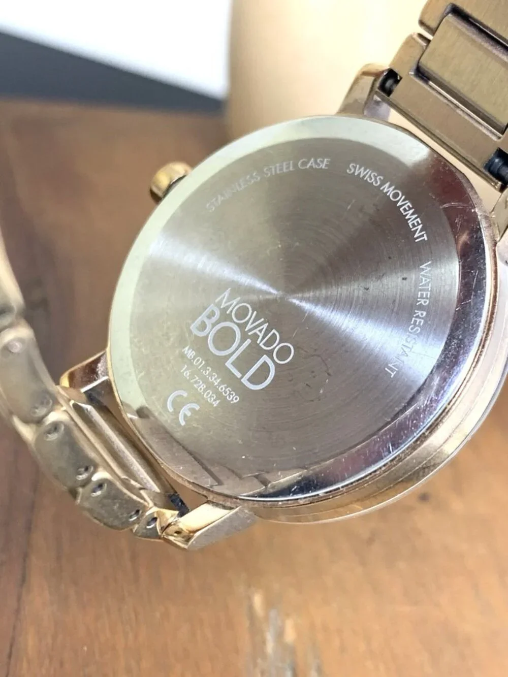Movado Women's Watch 3601107 Bold Swiss Quartz Rose Gold Stainless Steel 34mm